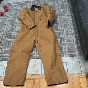 Blue Mountain insulated brown coveralls